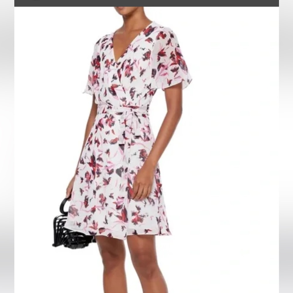 Diane Von Furstenberg Kathy Wild Floral Ivory Dress